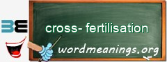 WordMeaning blackboard for cross-fertilisation